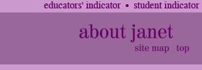 About Janet Levine, educators indicator, student indicator